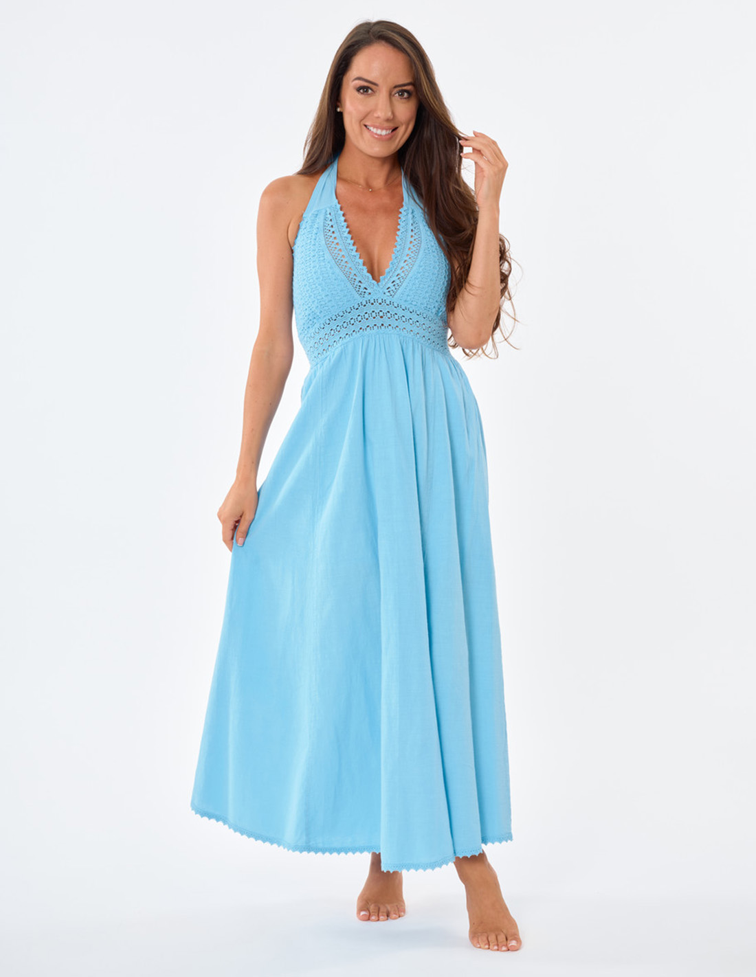 Référence 734 - Robe longue Rose
